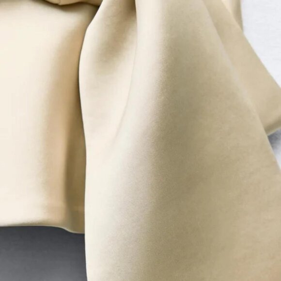 ZARA SATIN TIE TOP - Picture 7 of 7